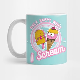 Only Happy When I Scream Mug